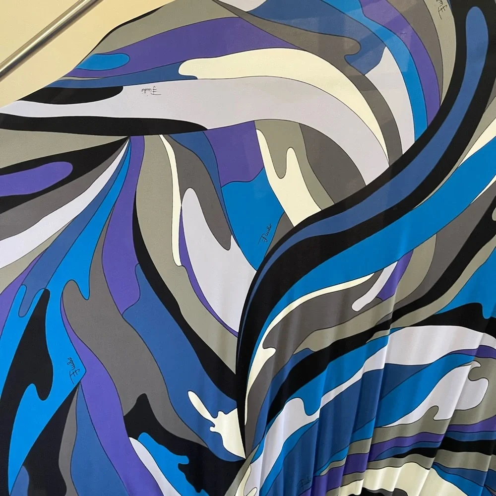 Vintage Emilio Pucci Multicolor Patterned Dress/Top - Picture 11 of 12